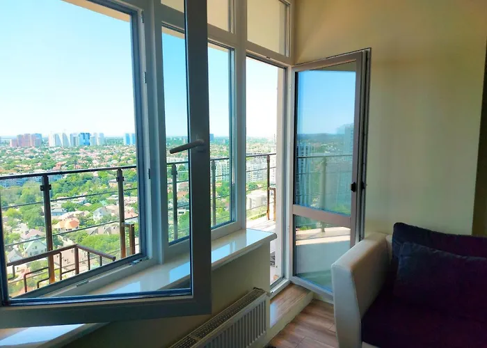 Appartement Luxury аркадия терасса вид на море генератор Odessa