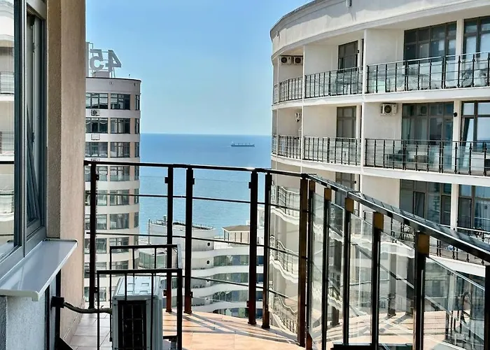 Luxury аркадия терасса вид на море генератор Apartman Odessza